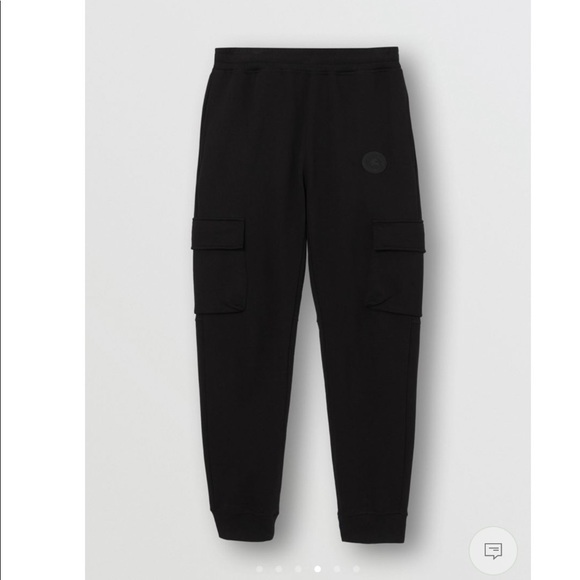 Burberry Cotton Trackpants with Cargo Pockets